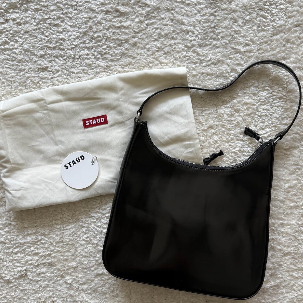 STAUD Black Shoulder Bag